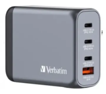 Verbatim GNC-100 GaN Charger 100W 3xUSB-C/1xUSB-A - Strmec, Sveta Nedelja