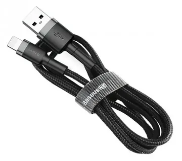 BASEUS Cafule CALKLF-BG1 podatakani kabel, 1 m, crno-sivi - Strmec, Sveta Nedelja