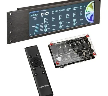 Lamptron CU135 fan controller + RGB controller with display, ARGB - black LAMP-CU135A - Strmec, Sveta Nedelja