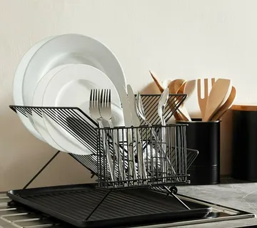 VonShef drainer for dish folding black - Strmec, Sveta Nedelja