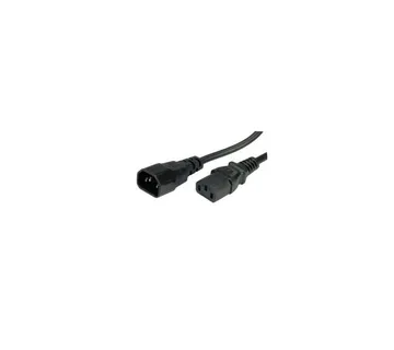 Roline naponski kabel PC-Monitor, IEC320 C14-C13 10A, M/F, 1m, crni - Strmec, Sveta Nedelja
