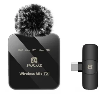 Wireless Lavalier Microphone PULUZ PU648B (USB-C) - Strmec, Sveta Nedelja