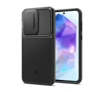 Spigen Optik Armor, crni - Samsung Galaxy A55 - Strmec, Sveta Nedelja