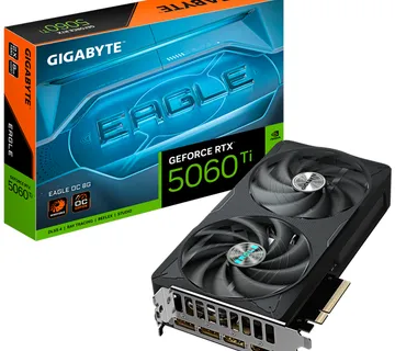 GIGABYTE Video Card NVIDIA GeForce RTX 5060 Ti EAGLE OC 8G (8GB GDDR7/128bit, PCI-E 5.0, 1x 8Pin Power connector, Recommended PSU 650W, 3xDP, 1x HDMI, Retail) - Strmec, Sveta Nedelja
