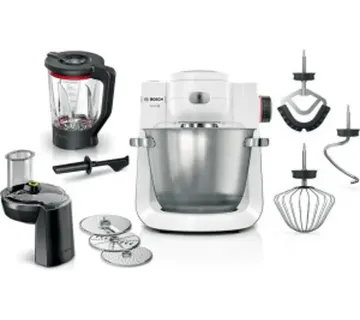 Bosch MUM6EW22 food processor (white/stainless steel, 1,600 watts, series 6, patisserie set, mixer attachment) - Strmec, Sveta Nedelja