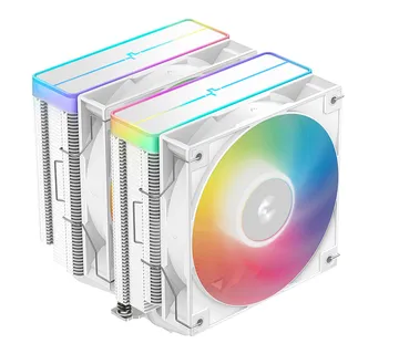 Hladilnik za procesor DeepCool AG620 WH ARGB V2, 2x120mm, bel - R-AG620-WHAMMN-GJD - Strmec, Sveta Nedelja