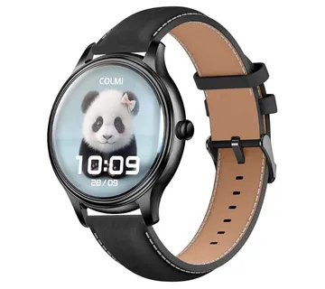 COLMI L28 Smart Watch (black silicone + black leather strap) - Strmec, Sveta Nedelja