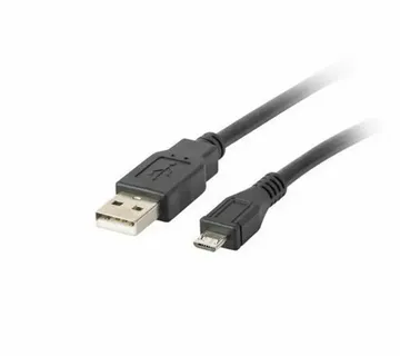 Lanberg CA-USBM-10CC-0010-BK USB cable 1 m USB 2.0 Micro-USB B USB A Black - Strmec, Sveta Nedelja