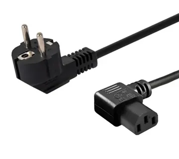 SAVIO Power cable Schuko (M) angled – IEC C13, 1.2 m CL-115 - Strmec, Sveta Nedelja