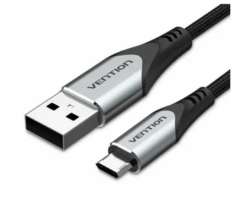 Vention USB 2.0 A Male to Micro-B Male Cable 2M Gray - Strmec, Sveta Nedelja