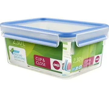 Emsa Clip & Close food storage container (transparent / blue, 2.3 liters, large format) - Strmec, Sveta Nedelja
