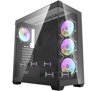 Darkflash DS900 computer case (black) + 7 ARGB fans - Strmec, Sveta Nedelja