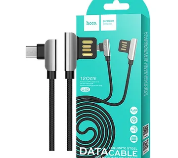 hoco. USB kabel za smartphone, micro USB, 1.2 met., 2.4 A, crna - U42 Exquisite steel, Micro USB, BK - Strmec, Sveta Nedelja