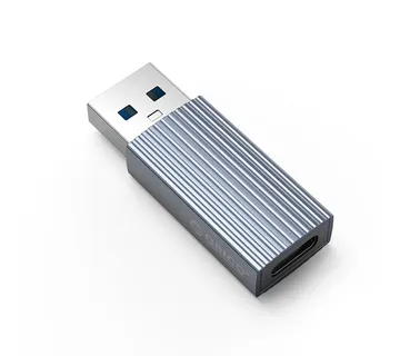 Adapter USB-A v USB-C, USB 3.1, 10Gbps, ALU, ORICO AH-AC10 - AH-AC10-GY-BP - Strmec, Sveta Nedelja