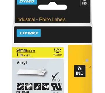 Dymo Rhino vinyl tape 1805431 (24 mm, black on yellow) - Strmec, Sveta Nedelja