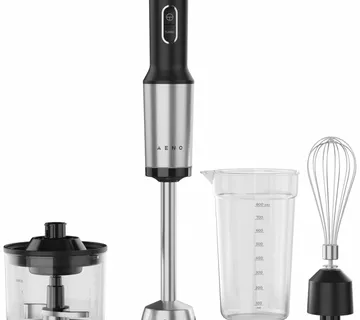 Hand Blender, 1200W in CB, Black, Tiger Teeth Cutter, Whisk, Food Processor, Cup - Strmec, Sveta Nedelja