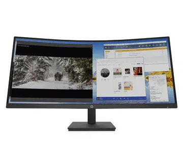 HP M34d WQHD Curved Monitor;;3440x1440, 3500:1, 250cd/m2, HDMI, DisplayPort, USB-C, USB Hub, Speakers, AG - Premium Obnovljeno - Strmec, Sveta Nedelja