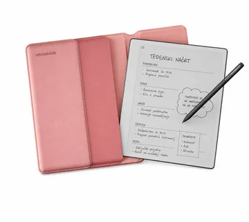 Tablet reMarkable Paper Pure + Marker Plus + Sleeve Folio Desert Pink - 2767 - Strmec, Sveta Nedelja