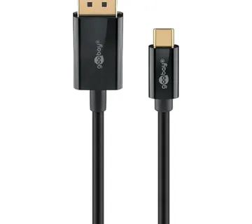 Goobay USB adapter cable, USB-C male > DisplayPort male, 4K 60Hz (black, 2 meters, 21.6 Gbit/s) - Strmec, Sveta Nedelja