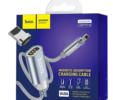 hoco. USB kabel za iPhone, metal magnetic, Lightning, 2.0 A - U40A Magnetic Lightning - Strmec, Sveta Nedelja