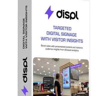 Displ, Targeted Digital Signage with Visitors Insights, 1 year license - Strmec, Sveta Nedelja