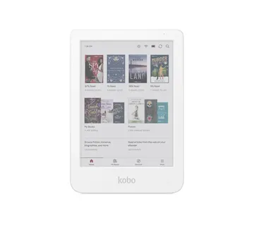 E-bralnik Kobo Clara Colour, 6'' Touch, 16GB, WiFi, bel - N367-KU-WH-K-CK - Strmec, Sveta Nedelja