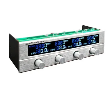 Lamptron FC5 V2 fan controller 5.25 inch - silver LAMP-FC0052S - Strmec, Sveta Nedelja