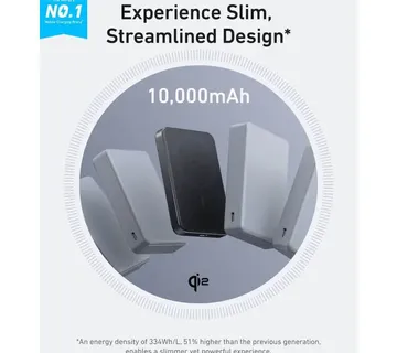 Anker MagGo 10K Slim wireless powerbank, black - Strmec, Sveta Nedelja