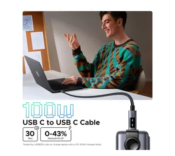 UGREEN Uno USB-C (M) na USB-C (M), PD 100W, 480 Mbps, 2m - Strmec, Sveta Nedelja