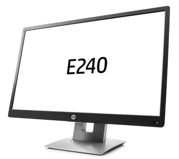 LCD HP EliteDisplay 24" E240; black/silver;1920x1080, 1000:1, 250 cd/m2, VGA, HDMI, DisplayPort, USB Hub, AG - Premium Obnovljeno - Strmec, Sveta Nedelja