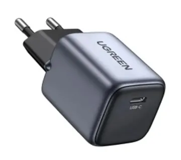 UGREEN Nexode Mini zidni punjač, 20W, USB-C, GaN II Tech, PD3.0, QC4+, crni - Strmec, Sveta Nedelja