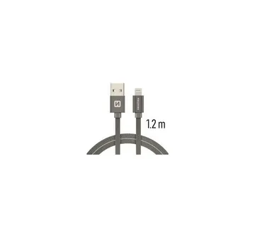 SWISSTEN kabel USB/Lightning, platneni, 3A, 1.2m, sivi - Strmec, Sveta Nedelja