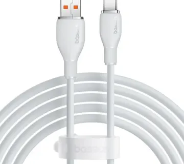 Kabel BASEUS, Pudding Series, USB-A na USB-C, 100W, 200cm, White, P10355703221-01 - Strmec, Sveta Nedelja