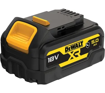 DEWALT XR Battery DCB184G, 18 Volt 5Ah black, housing protection against chemicals, acids and fuels - Strmec, Sveta Nedelja