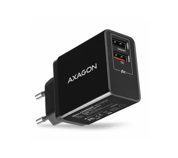 AXAGON ACU-QS24 zidni punjač 1x USB-A QC 3.0 i 1x 1,2A, 24W, crni - Strmec, Sveta Nedelja