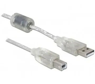 Delock USB 2.0 A-B St. m.Ferritk. clear 0,5m - Strmec, Sveta Nedelja