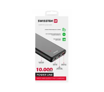 Power Bank SWISSTEN 10000mAh, QC 3.0, USB-C, crna - Strmec, Sveta Nedelja