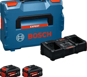 Bosch Professional Expert Starter Set 18V, 2x EXBA 18V-80 + charger EXAL18V2-320 black, 2x Li-ion battery 8Ah, L-BOXX, AMPShare Alliance - Strmec, Sveta Nedelja