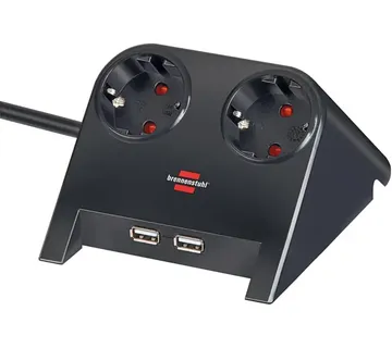 Brennenstuhl Desktop-Power USB-Charger - 2x USB - 1.8m - 2100 mAh - Strmec, Sveta Nedelja