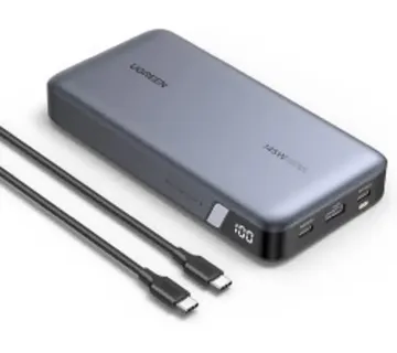 UGREEN prijenosni punjač (Powerbank), 25.000 mAh, 145W, Fast Charging, USB-C, Power Delivery 3.0, sivi - Strmec, Sveta Nedelja