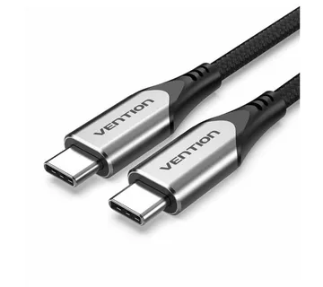Vention USB-C to USB-C 3.1 Cotton Braided Cable 1.5M Gray - Strmec, Sveta Nedelja