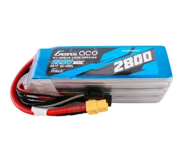 Gens ace G-Tech 2800mAh 22.2V 60C 6S1P Lipo Battery Pack with XT60 plug - Strmec, Sveta Nedelja