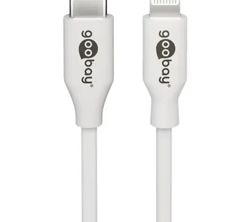 Goobay USB 2.0 adapter cable, USB-C plug > Lightning plug (white, 1 meter, PD, charging with up to 87 watts) - Strmec, Sveta Nedelja