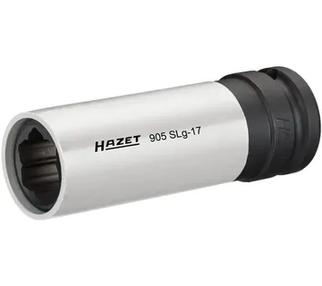 Hazet socket wrench 905SLG-17, 1/2" (white, with colored sleeve, for aluminum rims, 17mm) - Strmec, Sveta Nedelja