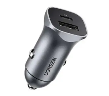 UGREEN auto punjač, 30W, USB-C PD+USB-A, sivi - Strmec, Sveta Nedelja