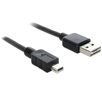 DeLOCK EASY USB 2.0-A > mini USB black 3m - Plug/Plug - Strmec, Sveta Nedelja