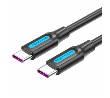 Vention USB 2.0 C Male to Male 5A Cable 2m, Black - Strmec, Sveta Nedelja
