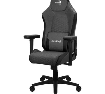 Aerocool CROWNASHBK, Ergonomic Gaming Chair, Adjustable Cushions, AeroWeave Technology, Black - Strmec, Sveta Nedelja