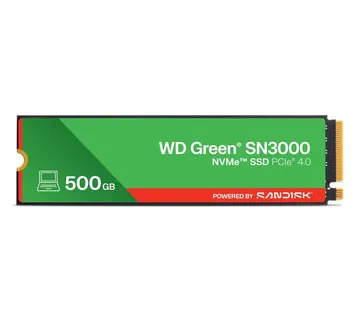Western Digital Green WD ™ SN3000 NVMe™ SSD POWERED BY SANDISK 500 GB - Strmec, Sveta Nedelja