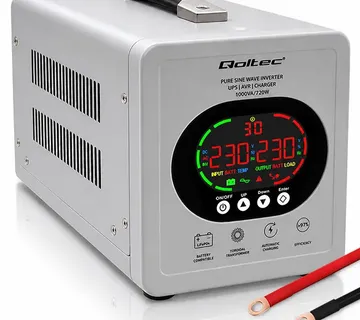 Qoltec Napajanje awaryjny UPS Pure Sine Wave | 1000VA/720W | Przetwornica 12/230V z AVR | LCD | LiFePO4 AGM GEL - Strmec, Sveta Nedelja